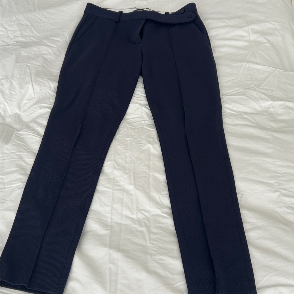 Theory Women’s Dark Blue Dress Pants